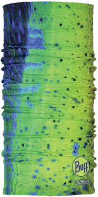 Buy UV Buff Sun Protection Online Dorado Fish Graphic For Sale Fly Fishing Sun Protection UV Buff Fish Graphics Dorado